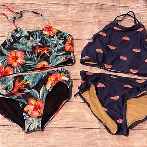 Old Navy Girls 2 piece swim suit, Size M (8)